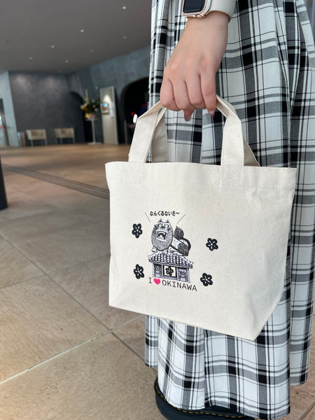 シーサートートバッグ　　なんくるないさ〜