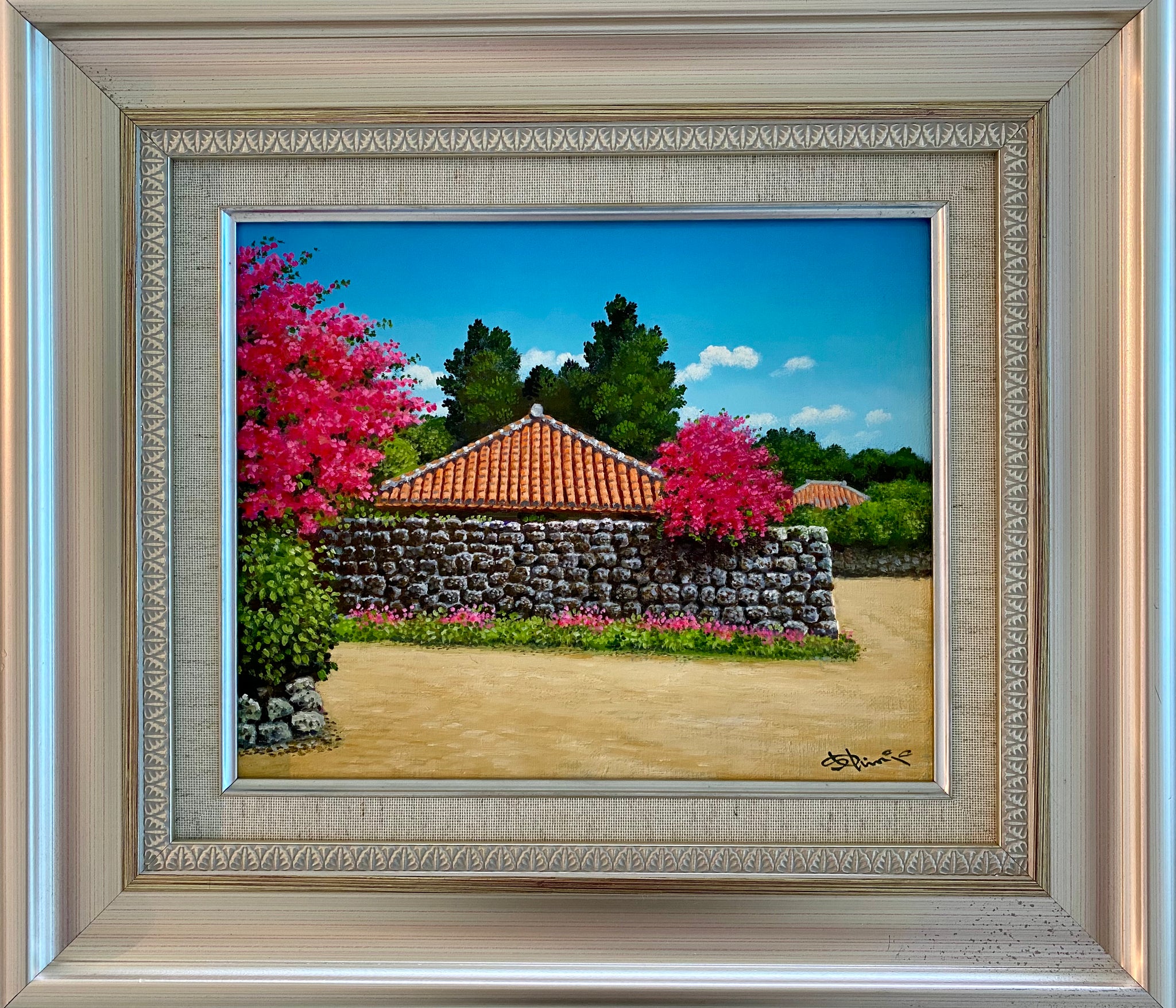 赤瓦屋根風景 – 新城征孝ギャラリー ONLINE SHOP 赤瓦屋根風景 – 新城征孝ギャラリー ONLINE SHOP