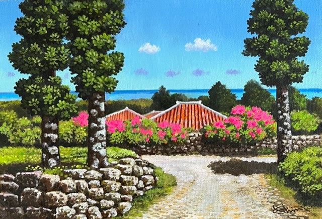 絵画　赤瓦古民家 絵画 赤瓦古民家 （BOKUNEN ART GALLERY公式オンラインストア
